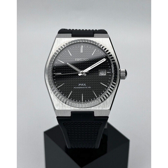 Custom Seiko Mod • Black Fluted PRX • 40mm